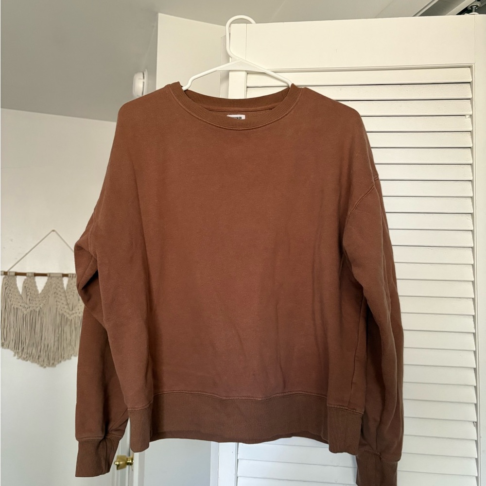 Brown Crewneck Sweatshirt